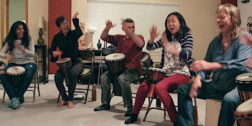 Imagem principal do evento Free Your Voice while Drumming 10-wk Outdoor Class w/ Phoenix Song