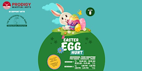 Easter Egg Hunt Karate Fundraiser & Food Drive