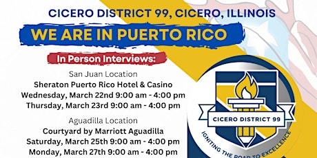 Cicero District 99 Interviews in San Juan, Puerto Rico