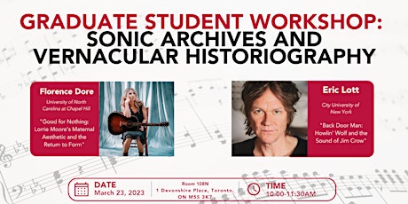 Graduate Student Workshop: Sonic Archives and Vernacular Historiography