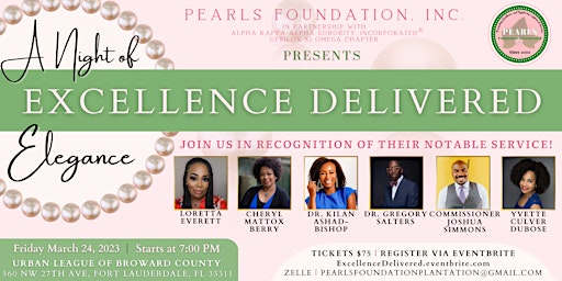 “Excellence Delivered: A Night of Elegance" Community Awards Event
