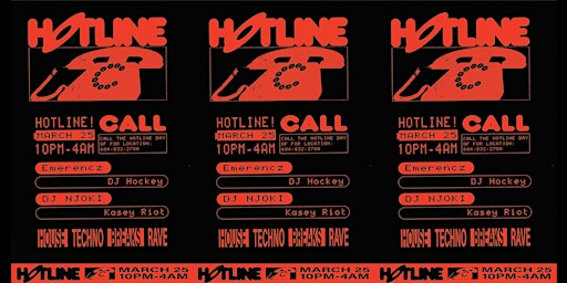 HOTLINE ☏ Emerencz, DJ Hockey, DJ NJOKI, Kasey Riot