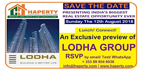 PRESENTING INDIA’S BIGGEST REAL ESTATE OPPORTUNITY EVER IN DUBLIN IRELAND  primary image