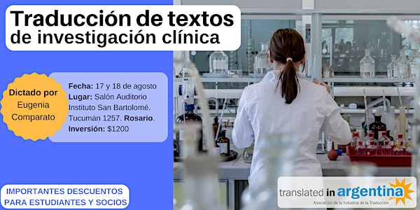Curso-taller introductorio sobre traducción de textos de investigación clín...