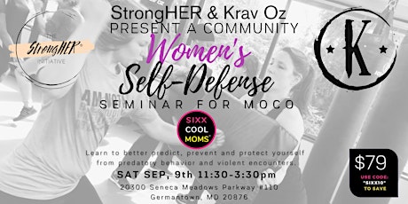 Moco Sixx Cool Mom's Women's Self-defense Seminar