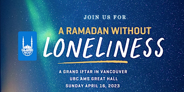 Grand Iftar for Orphans • UBC Vancouver