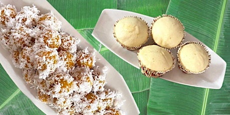 Steam Sponge Cake & Sweet potato ball with shredded Coconut Workshop primary image