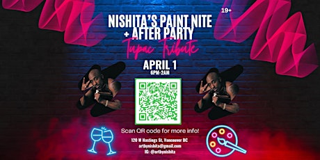 Nishita’s Paint Nite - Tupac Tribute