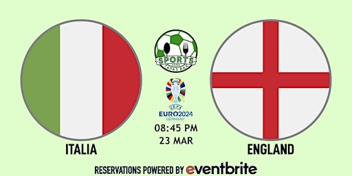 Italy v England | UEFA Euro 2024 - Sports & Tapas Bar Madrid