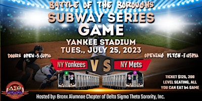 Immagine principale di Battle of the Boroughs - Subway Series Game 