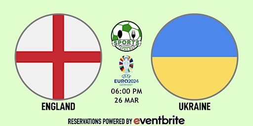 England v Ukraine | UEFA Euro 2024 - Sports & Tapas Bar Madrid