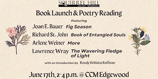 Squirrel Hill Poetry Workshop Book Launch primary image