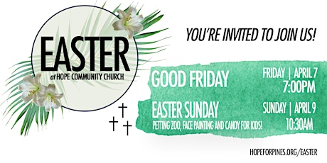 Easter at Hope Community Church + Petting Zoo