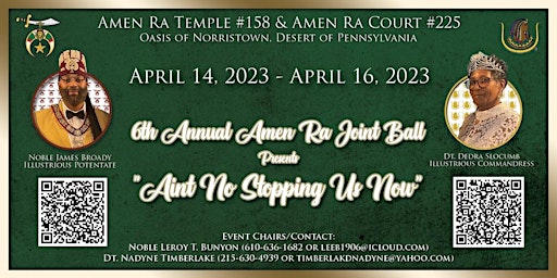 Amen Ra Temple No.158 and Court No. 225 - 6th Annual Joint Ball-2023!