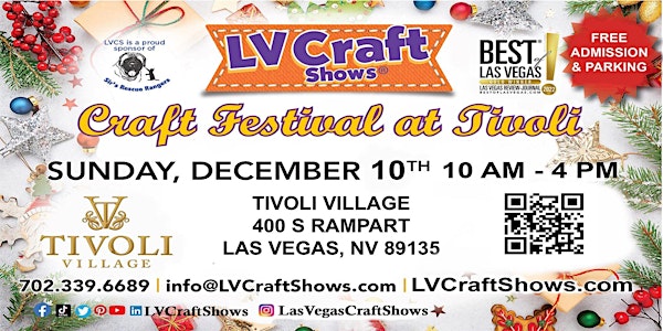 Craft Festival at Tivoli Tickets, Sun, Dec 10, 2023 at 10:00 AM