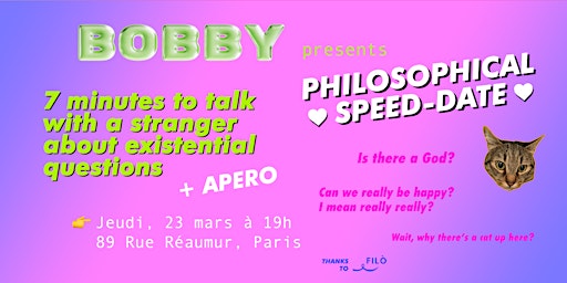 Philosophical Speed-Date @Bobby
