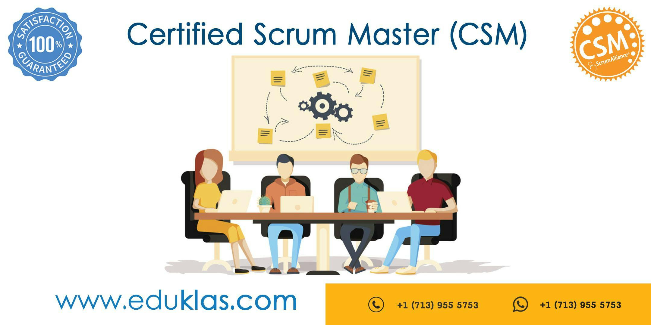 Scrum Master Certification | CSM Training | CSM Certification Workshop | Certified Scrum Master (CSM) Training in Lakewood, CO | Eduklas