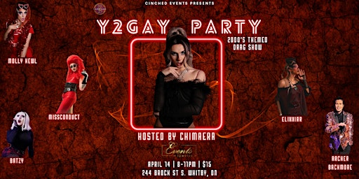 Y2GAY Party Drag Show - Presented by Cinched Events