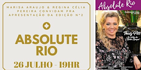 Imagem principal do evento Apresentação da 2ª edição da revista Absolute Rio
