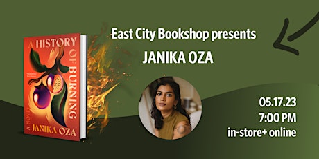 Hybrid Event: Janika Oza, A History of Burning