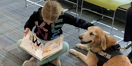 Reading to the Dogs at Ambler Library