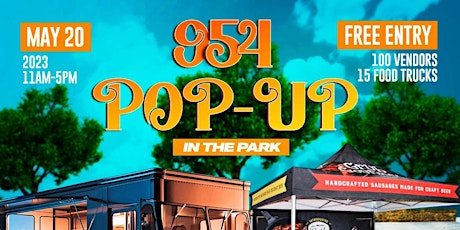 “954 POP UP” IN THE PARK