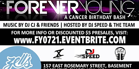 Forever Young - A Cancer Birthday Bash {7/21} primary image