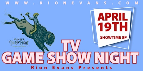 Rion Evans Presents TV Game Show Night at Number 38