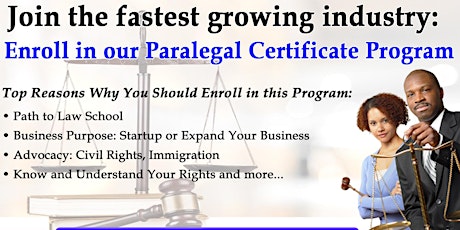 Image principale de Paralegal Certificate Program Orientation