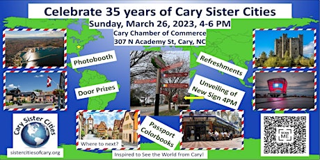 Cary Sister Cities Celebrates 35 yrs!