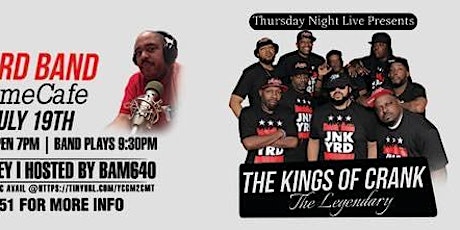 Primaire afbeelding van Thursday Night Live Presents THE KINGS OF CRANK Feat The Legendary JYB