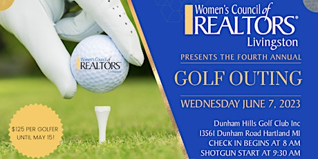 Women's Council of REALTORS Livingston 4th Annual Golf Outing