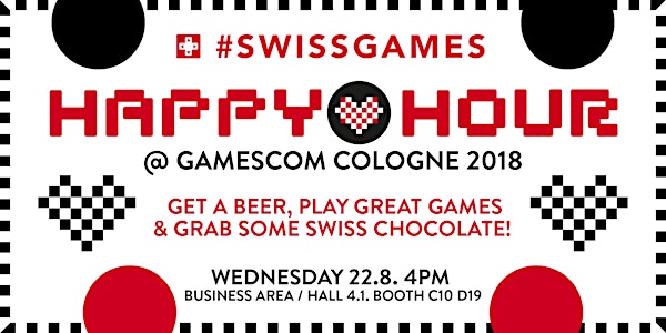 Beer, Swiss Chocolate and SWISSGAMES-Happy Hour @ Gamescom 2018