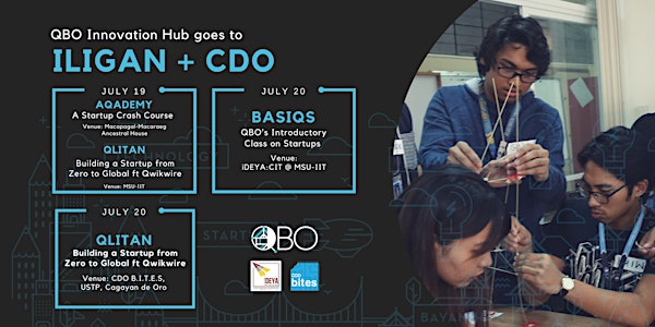 QBO Innovation Hub goes to Iligan + CDO!
