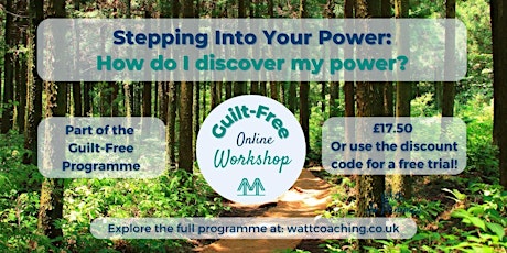 Stepping into your power: How do I discover my power?