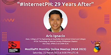 MozillaPH Monthly Online Meetup [MAR 2023] primary image