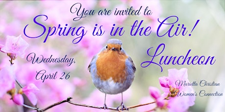 Spring is in the Air! April Luncheon featuring program from Birds Unlimited primary image