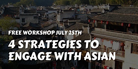 FREE workshop to engage with Asian primary image