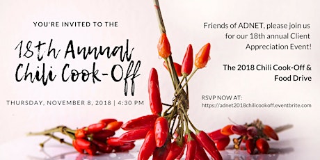 Client Appreciation Event: 18th Annual Chili Cook-Off  primary image