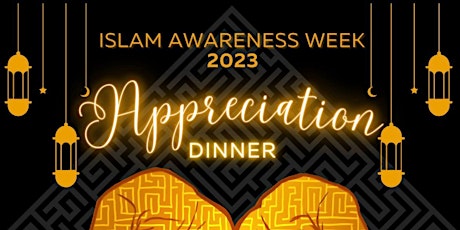 Islam Awareness Week (IAW)  2023 Appreciation Iftar