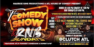 The Comedy Show & RNB Sunday! primary image