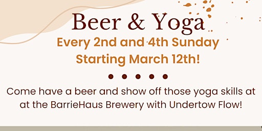 Beer and Yoga!