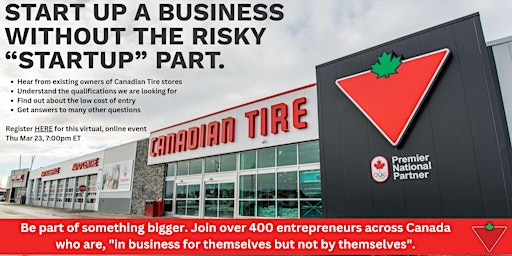 Canadian Tire Dealer Opportunity Info Session