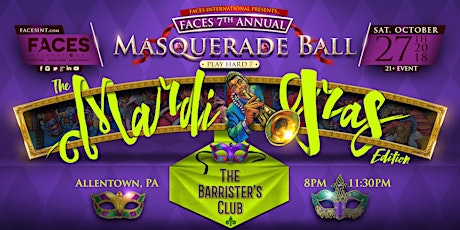 The Masquerade Ball: Play Hard 7: Mardi Gras Edition primary image