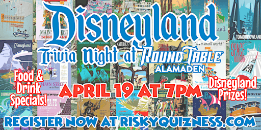 Disneyland Trivia Night at Round Table Pizza!