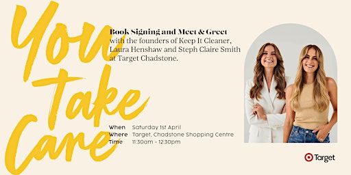 Book Signing and Meet & Greet With Keep It Cleaner Founders Steph + Laura