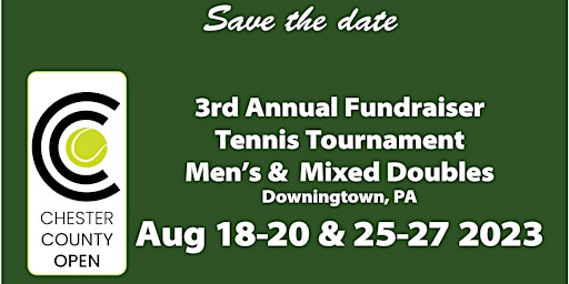 Third Annual Fundraiser Tennis Tournament