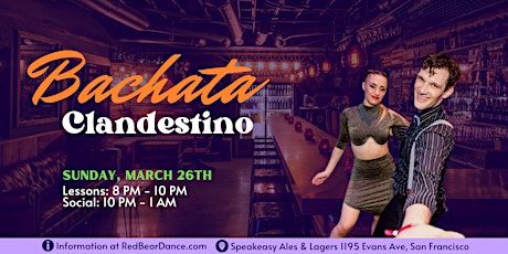 Bachata Clandestino - class and social dancing
