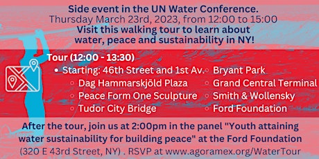 Imagen principal de UN The Water Tour: learning from youth about peace and sustainaiblity