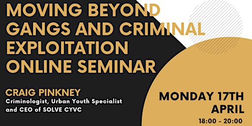 Moving Beyond Gangs and Criminal Exploitation